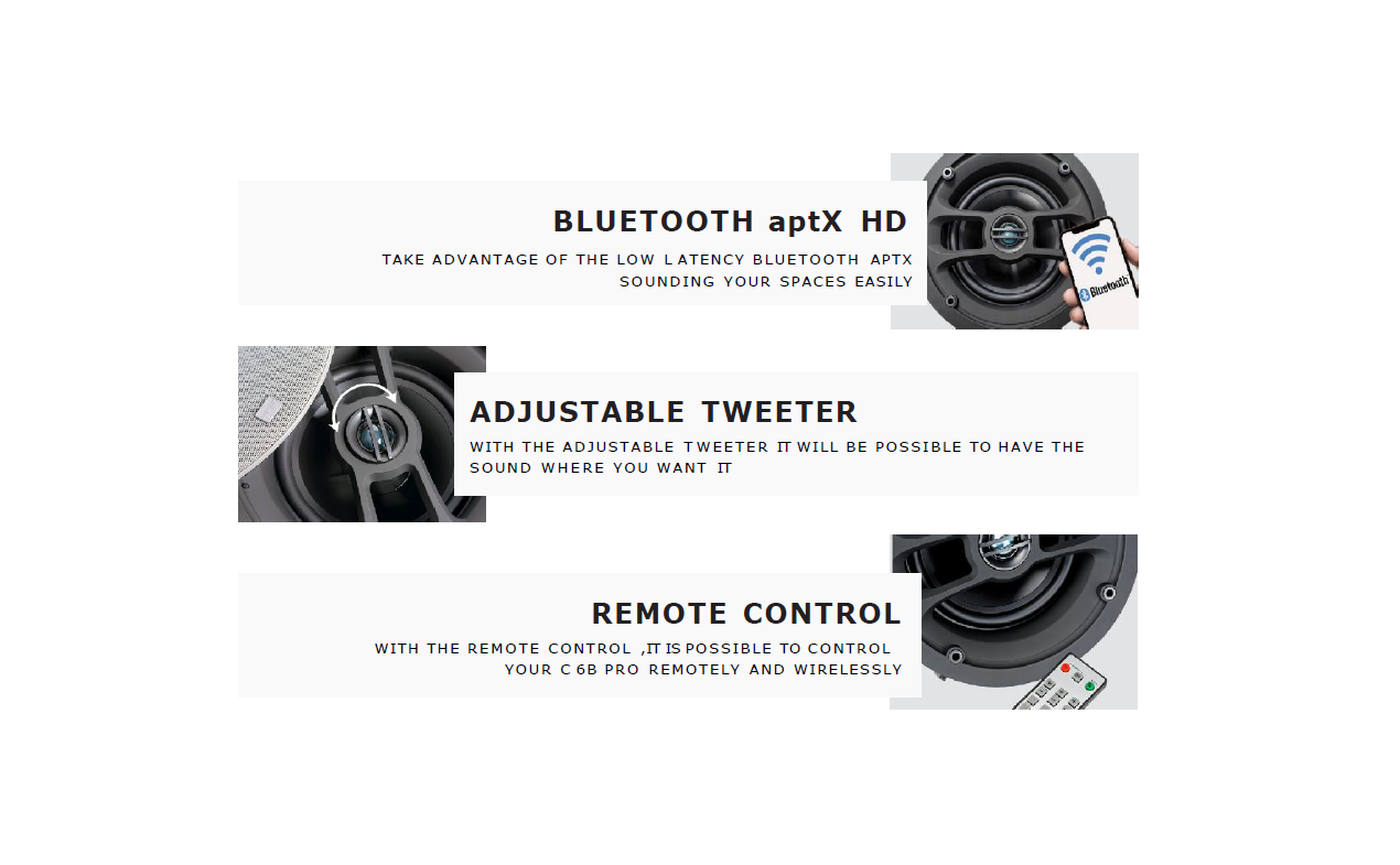 NEXT Audiocom C6B Pro Bluetooth- PAR