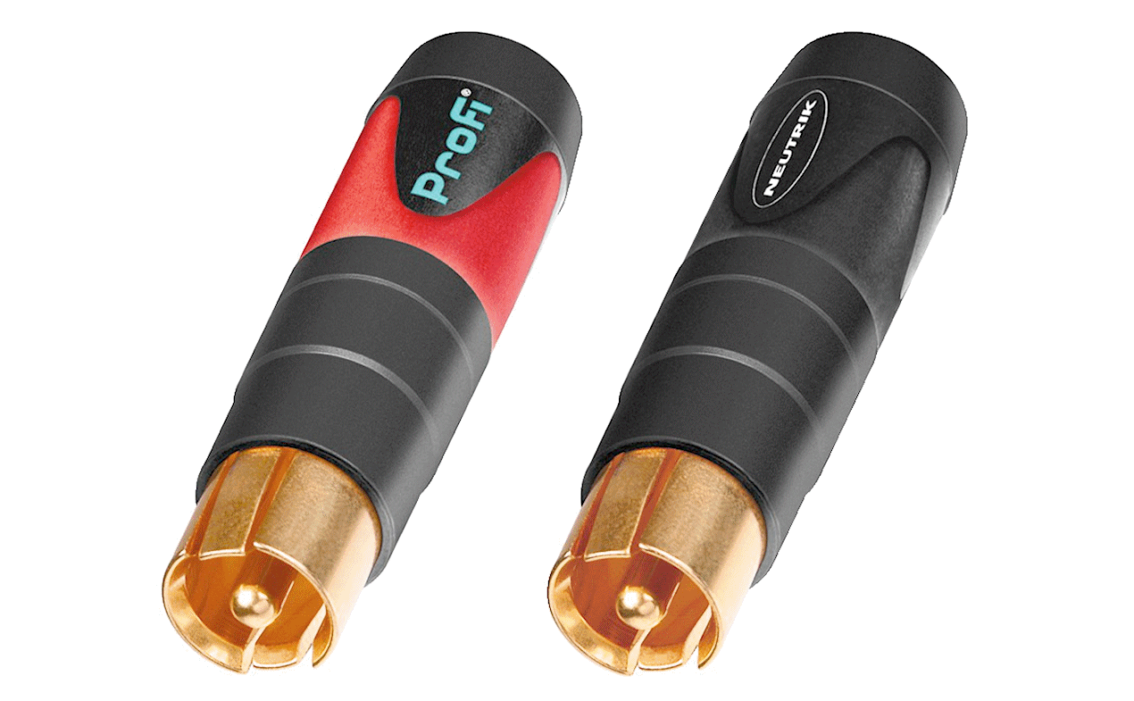 Neutrik NF2C-B/2-U  par RCA konektora