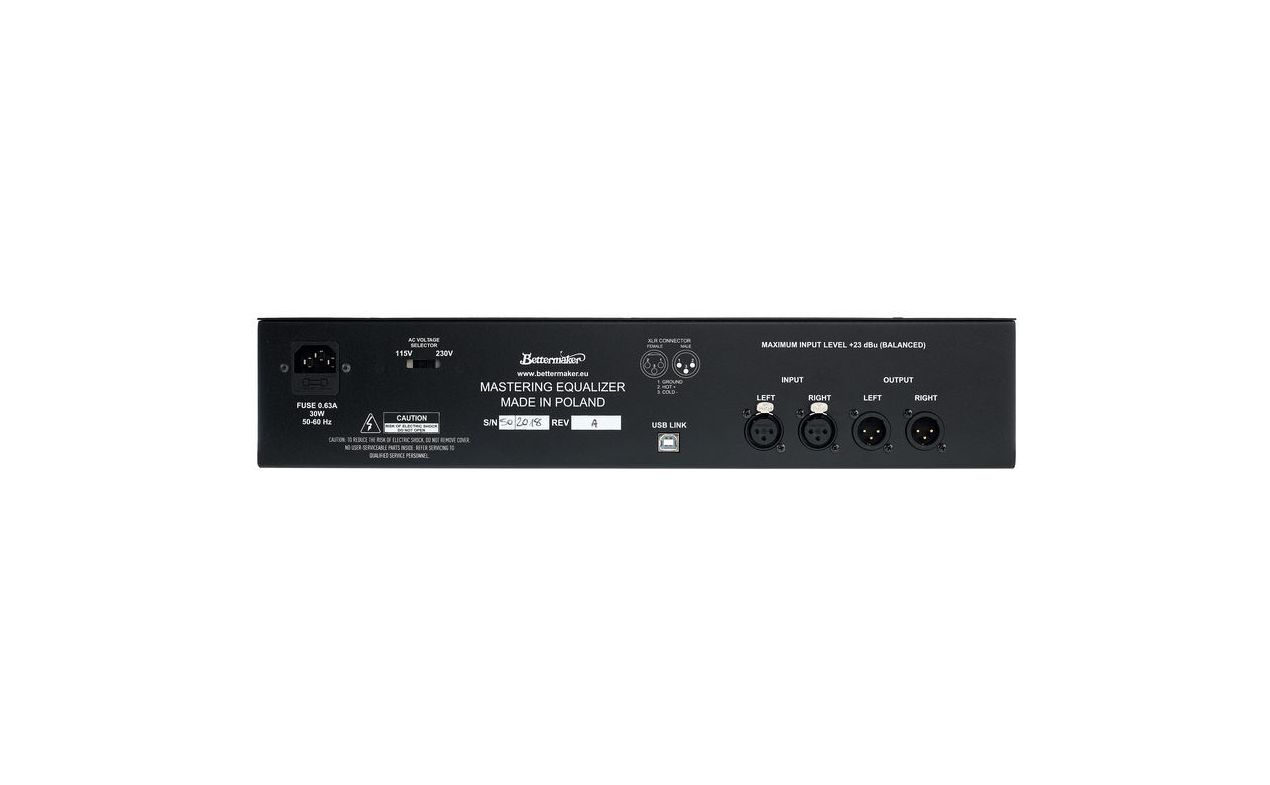 Bettermaker - Mastering Equalizer