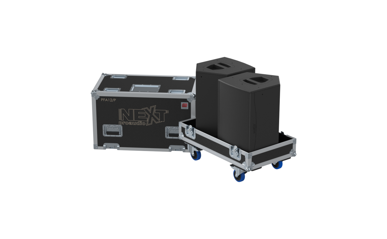 NEXT Flight case 2x PFA12