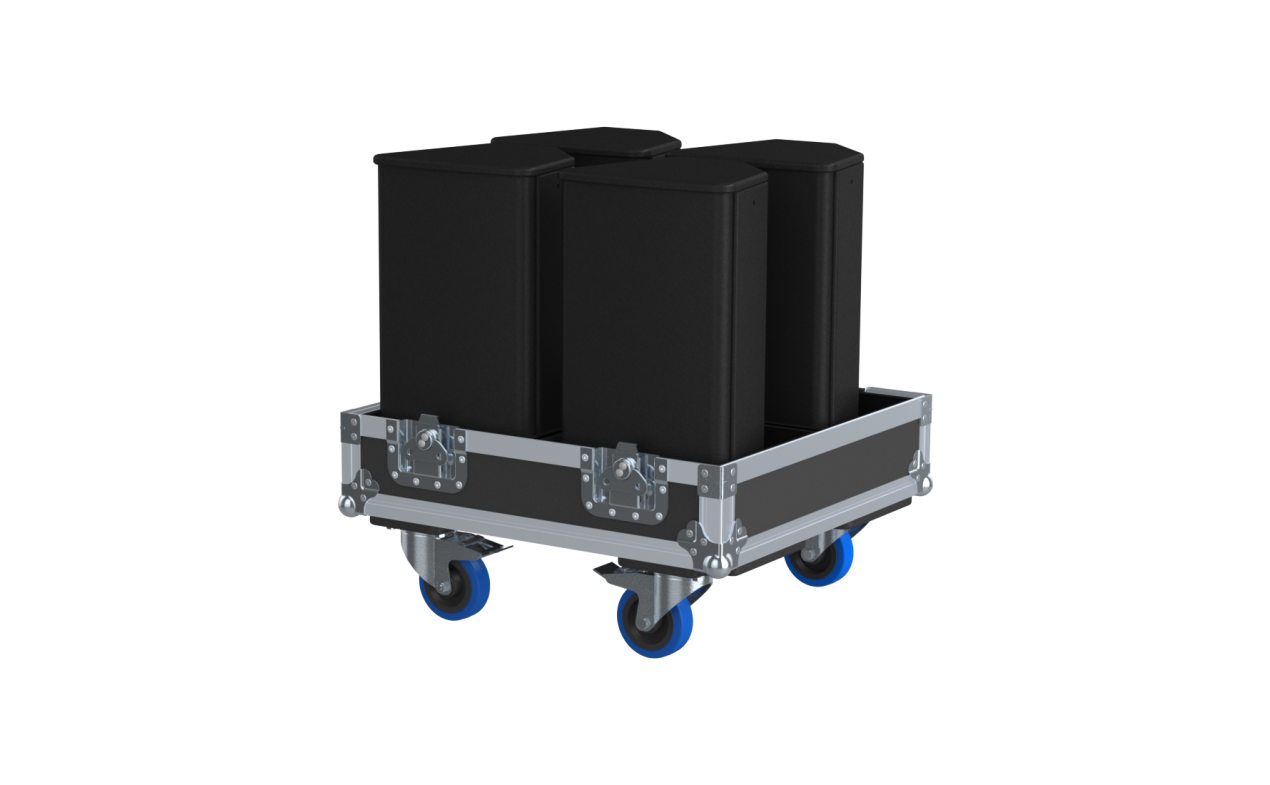 NEXT Flight case for 4x X8