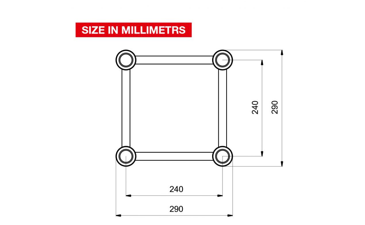 Aluminijski truss FT34-150