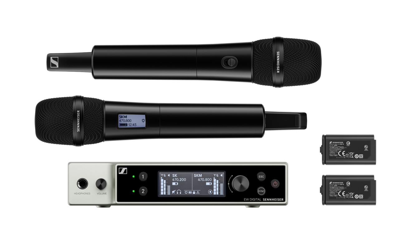 SENNHEISER EW-DX 835-S Set (S1-10) – Digitalni bežični dual handheld mikrofonski sistem