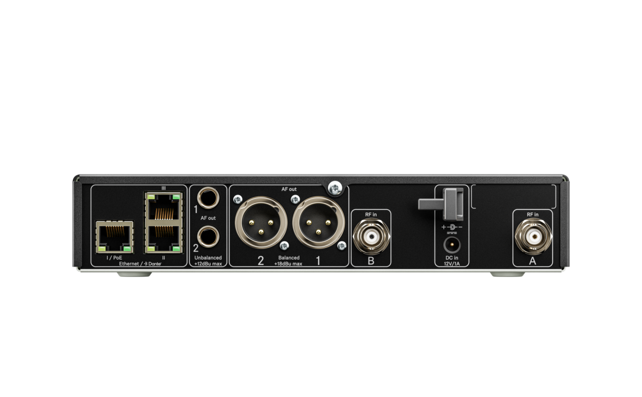 SENNHEISER EW-DX EM 2 DANTE (Q1-9) – 2-kanalni digitalni rack prijemnik s Dante mrežom