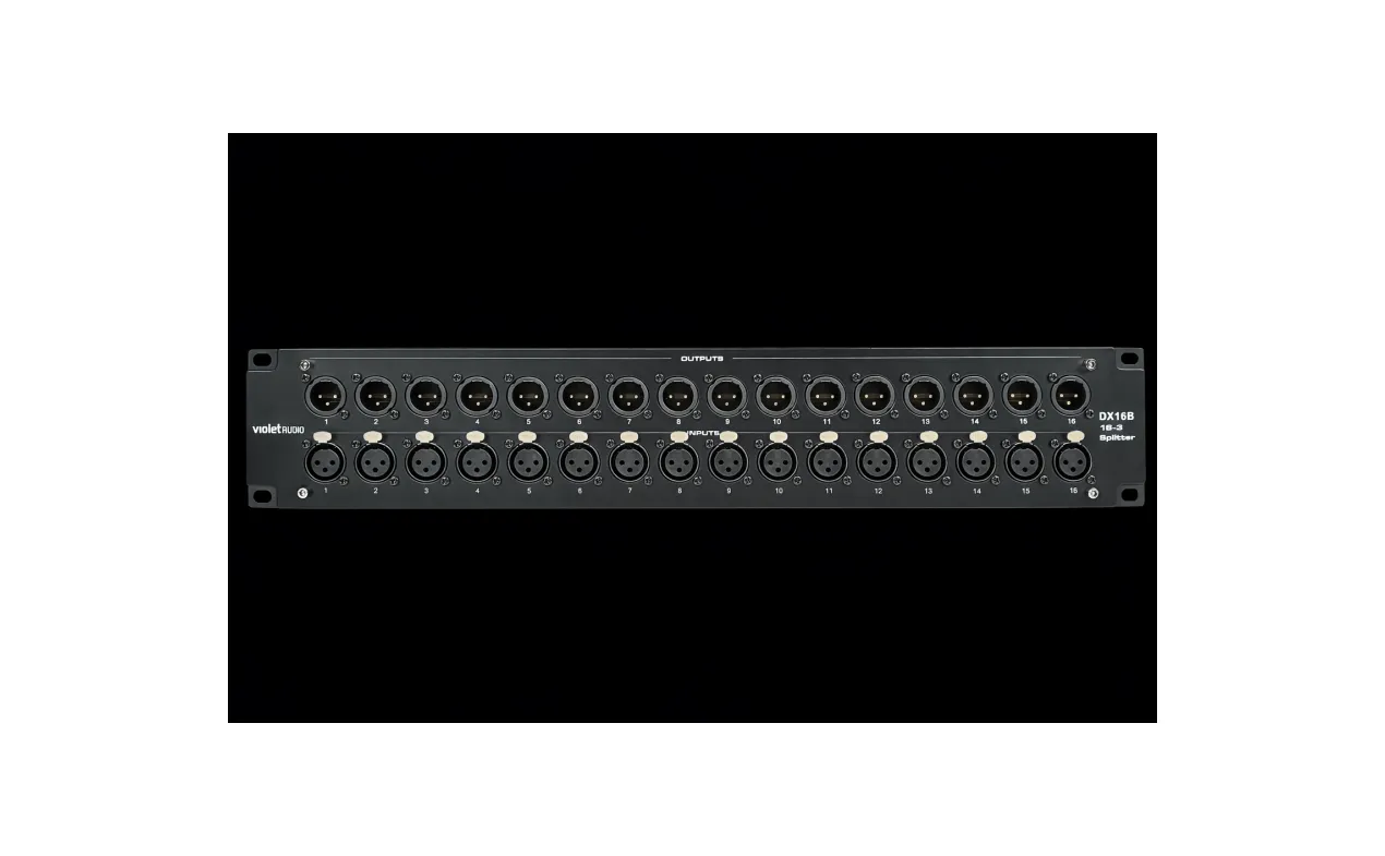 Violet Audio DX16B – 16-kanalni 3-way pasivni audio splitter