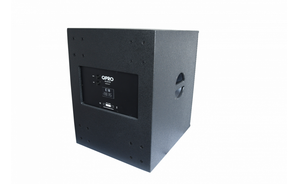 QPRO Audio E18 sub 1000W/RMS @8Ohms