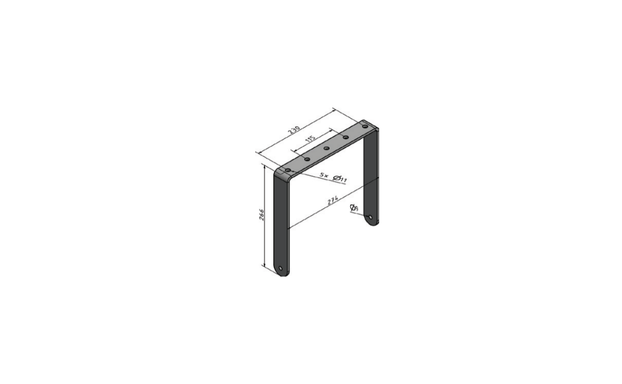 U-nosač za  hd 12CXN monitor