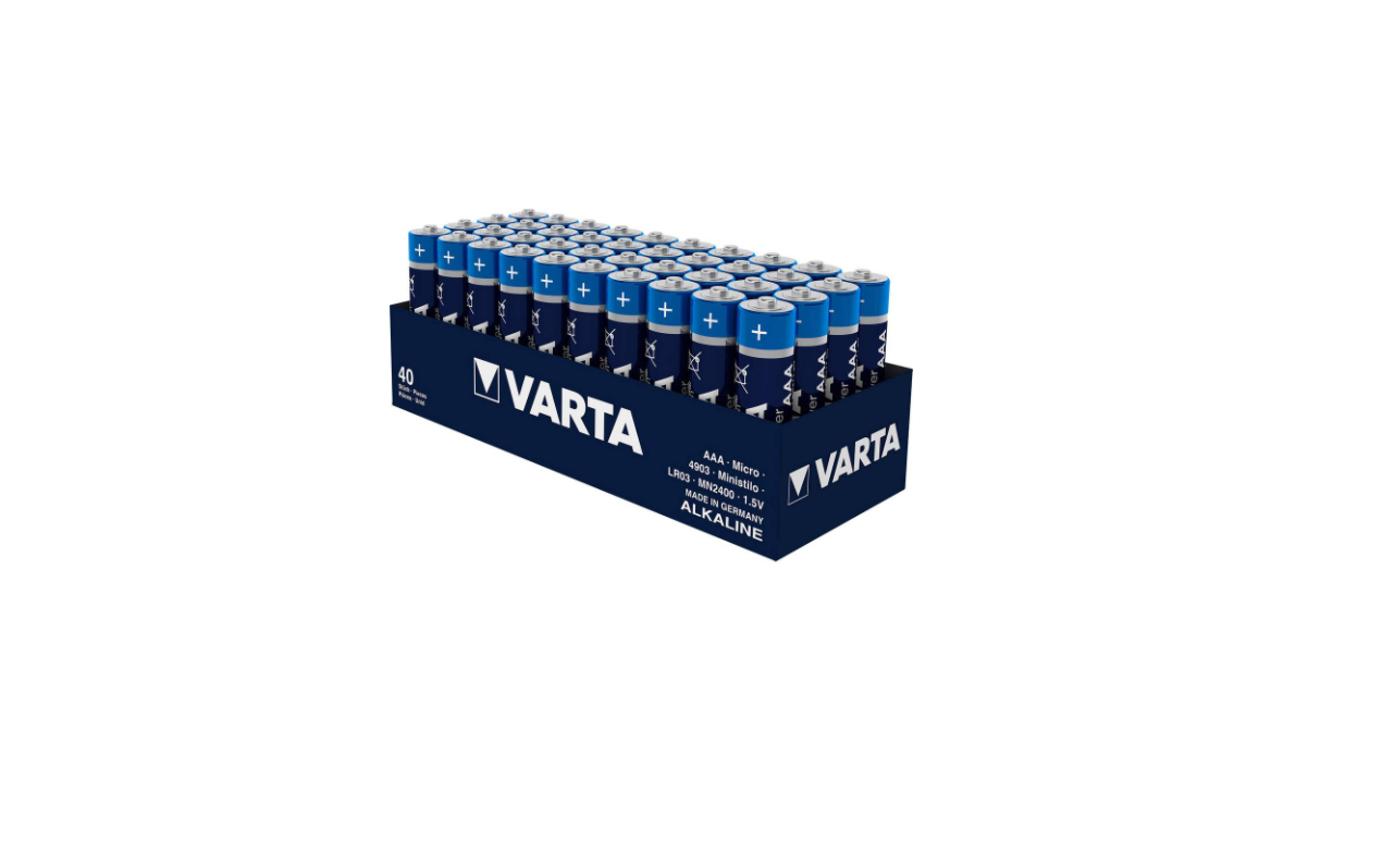 Varta industrial AAA LR3 baterije 40 kom