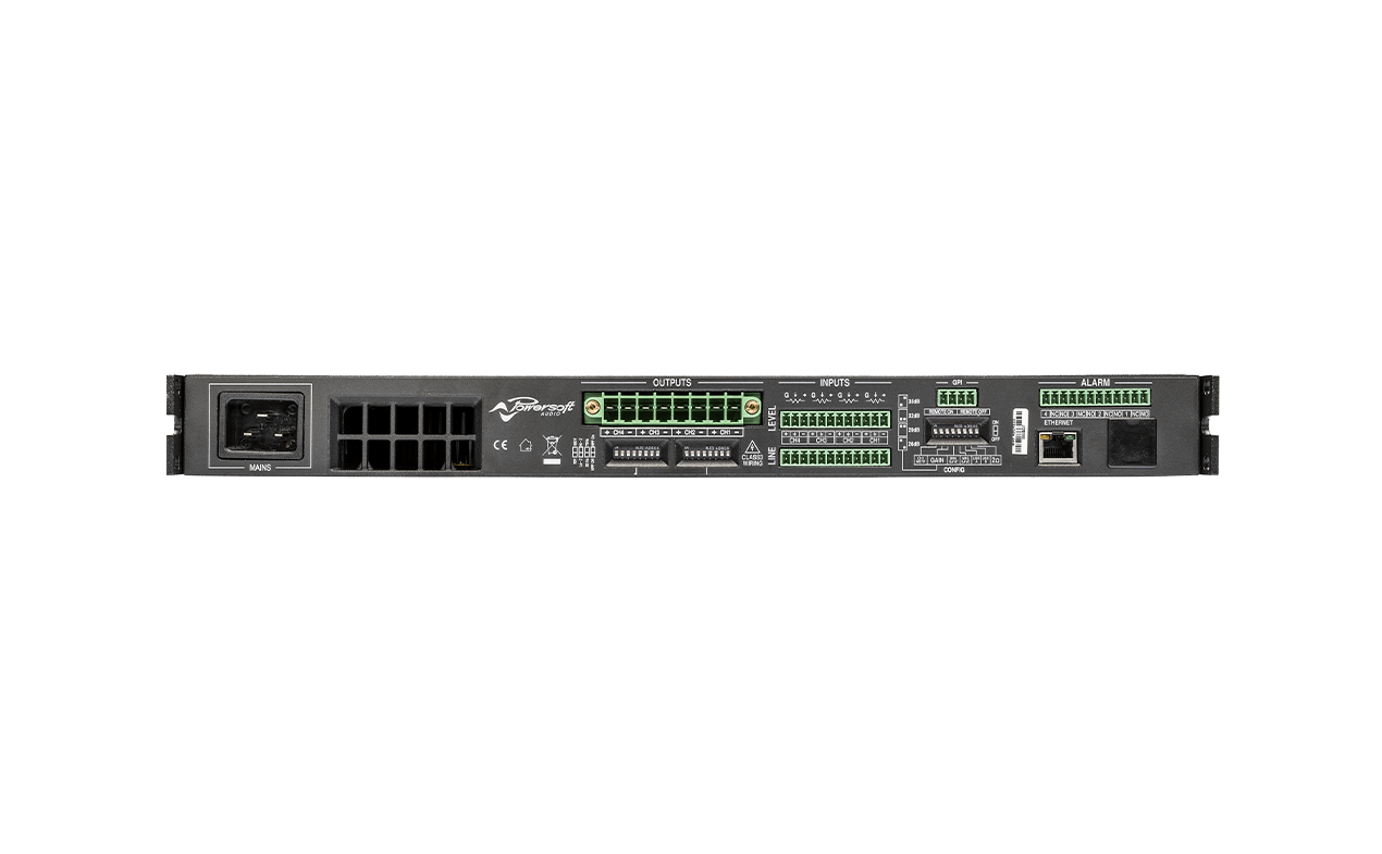 Powersoft Quattrocanali 2404 DSP pojačalo 4CH/600W@4 Ohm