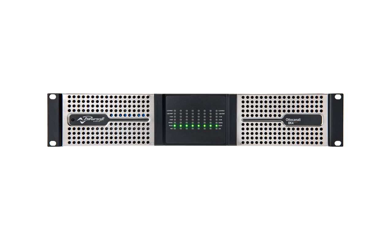 Powersoft Ottocanali 8K4 DSP+DANTE 8CH pojačalo 1000W@4 Ohm