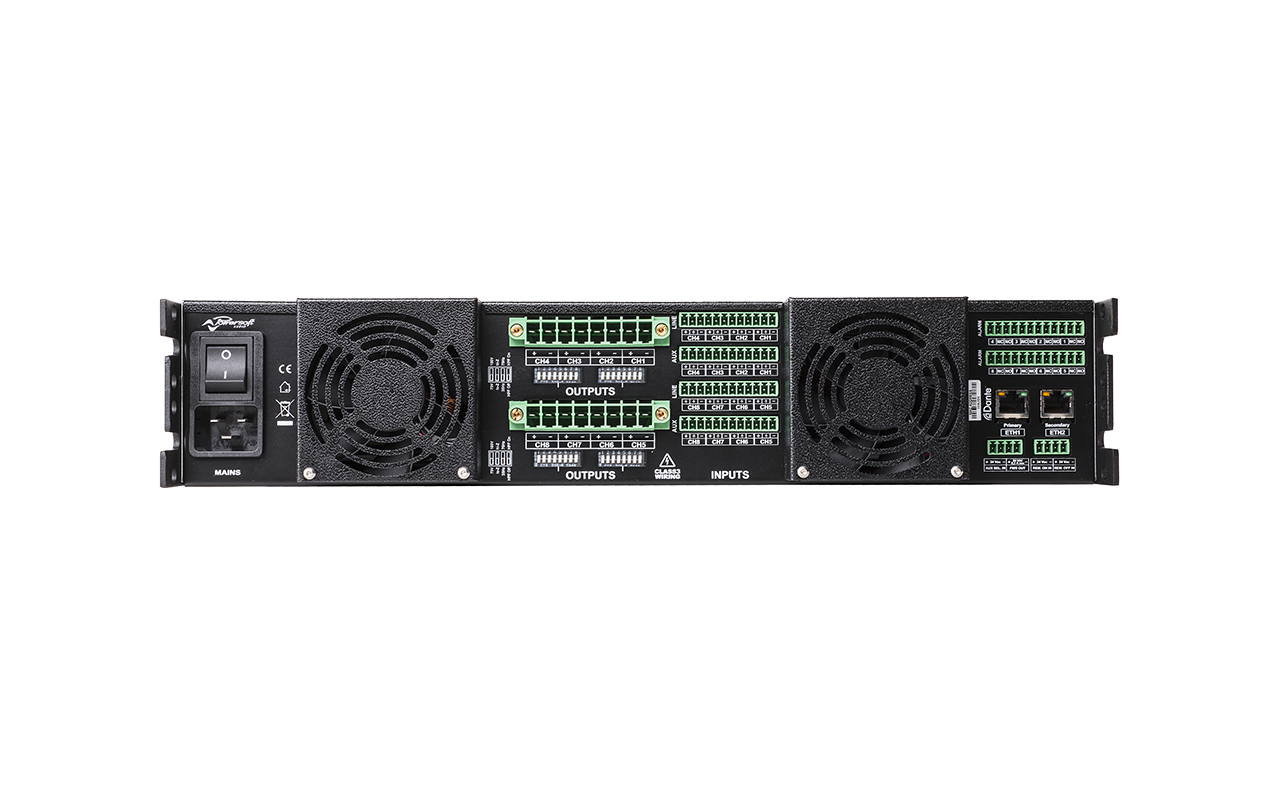 Powersoft Ottocanali 12K4 DSP+ DANTE 8CH/1500W@4 Ohm pojačalo